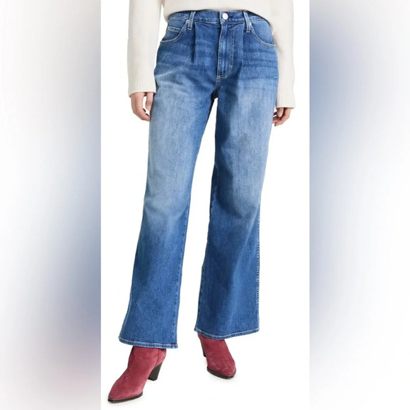 AMO Florence Pleated Jeans Size 28 - Picture 1 of 10
